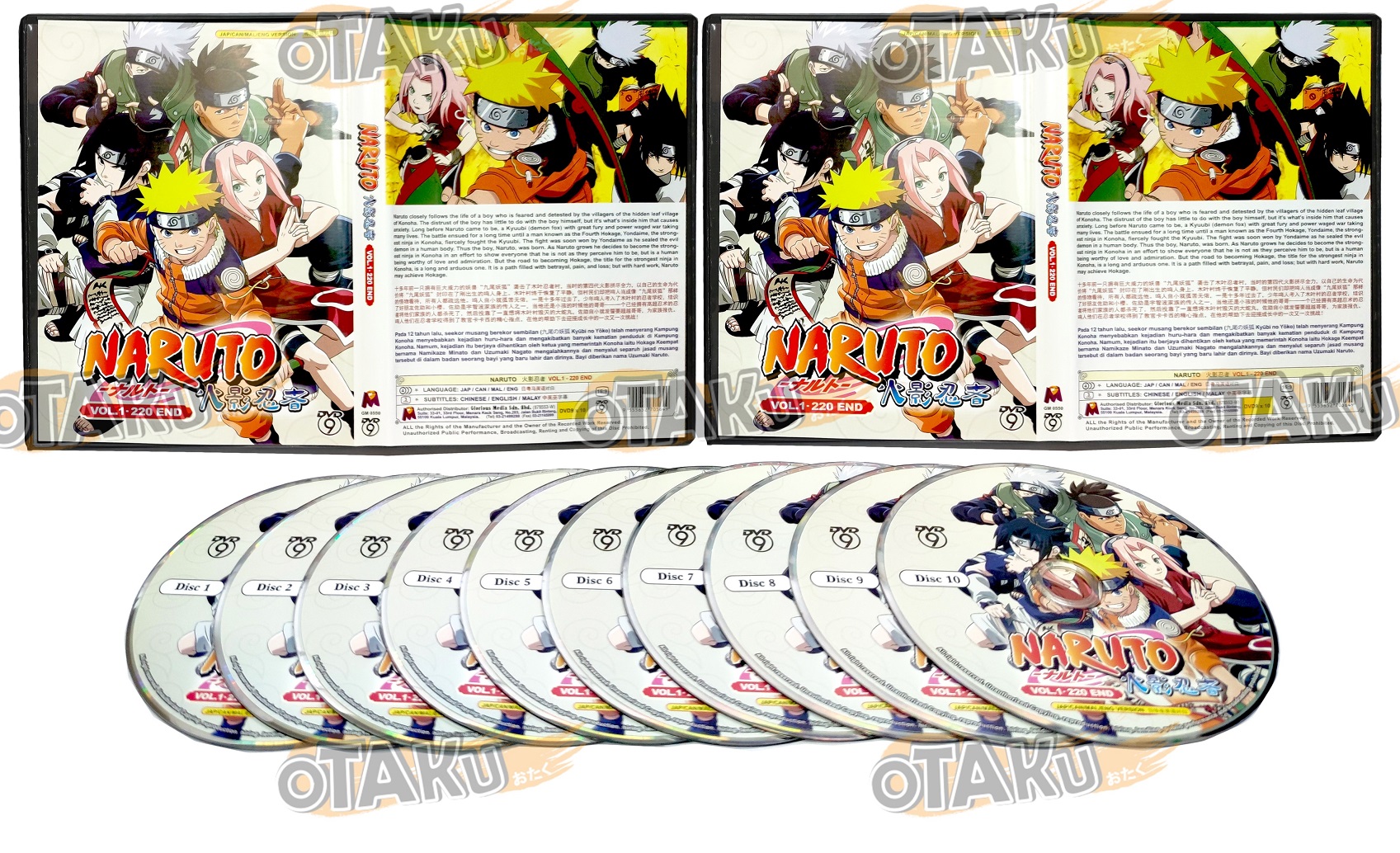 NARUTO 1-220 (NEW)