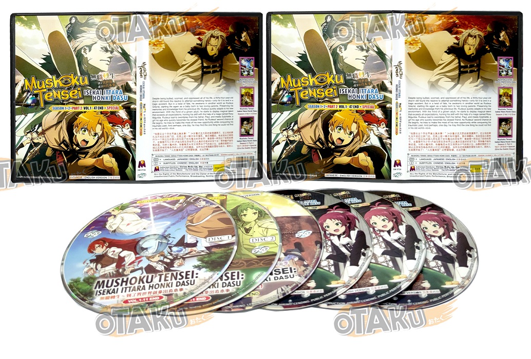 MUSHOKU TENSEI - ISEKAI ITTARA HONKI DASU (SEASON 1+2+PART 2)