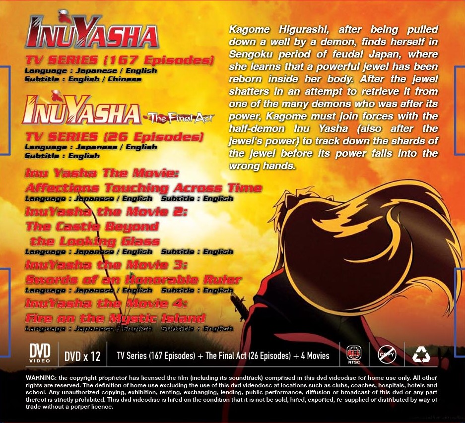 INUYASHA + FINAL ACT + MOVIE (2) MT